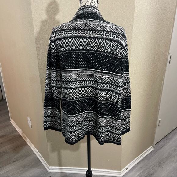 Carol Rose buttonless cardigan size large - Picture 3 of 6